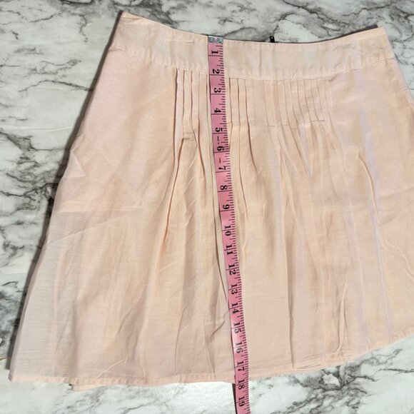 KIMCHI BLUE ANTHROPOLOGIE Pink Pleated Mini Skirt - Picture 6 of 8